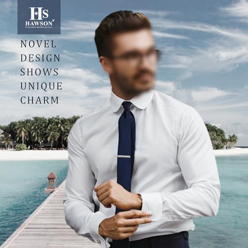 HAWSON Various Tie Clips for Men Unique, Funny Novelty Mens Tie Bar, Personalized Tie Pins for Men, Theme Wedding Party Gifts - style: Ruler
