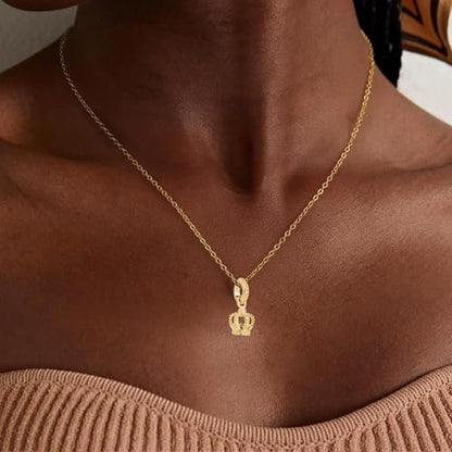 925 Sterling Silver Charms fits Bracelets and Necklace Pendant Bead Charms Jewelry Gift for Women Family Friends - style: Gold Crown Charm