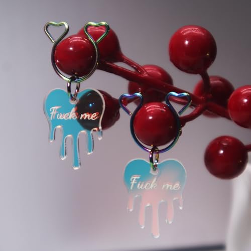 Fake Nipple Rings,Fake Nipple Piercings,Faux Nipple Piercing,Nipple Rings Non Piercing Jewelry - style: F..k Me