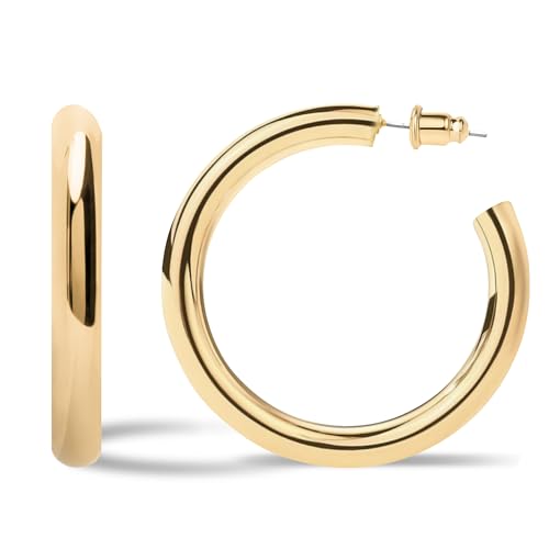 14K Gold Plated Sterling Silver Enamel Color Huggie Hoop Earrings for Women – Wide Range of Vibrant Color Options Available - color: Gold Silver 8pc Bundle