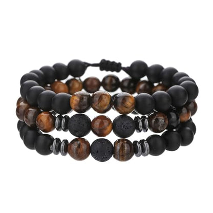 Boho Turquoise Bracelet Stack For Women Wooden Beaded Stretch Wrap Bracelet Jewelry - color: D-boho beaded Bracelet stack