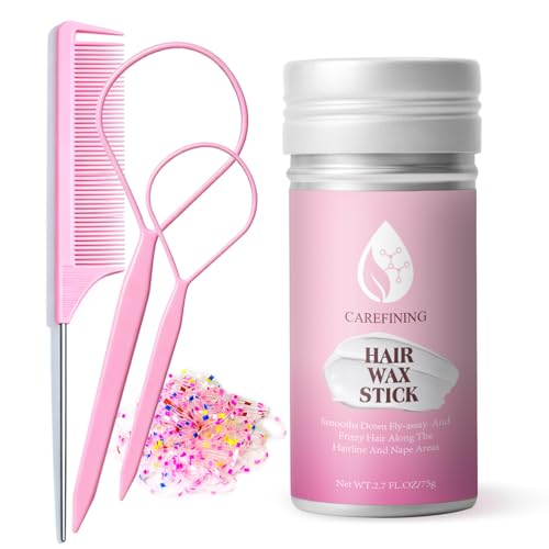 Hair Wax Stick - Strong Hold & High Shine - Styling Stick for Men with Easy Application - Lightweight & Non-Greasy Formula - Matte or Glossy Finish