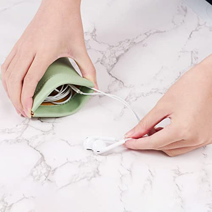 2 Pack PU Leather Slim Engagement Wedding Ring Pouch Leather Jewelry Pouch Christmas,Wedding Party Favor Gift Bag(Pearl White) | Durable stitching, multi-use for wedding rings, coins, earbuds & tiny trinkets, ideal travel pouch & wedding favors - color: P
