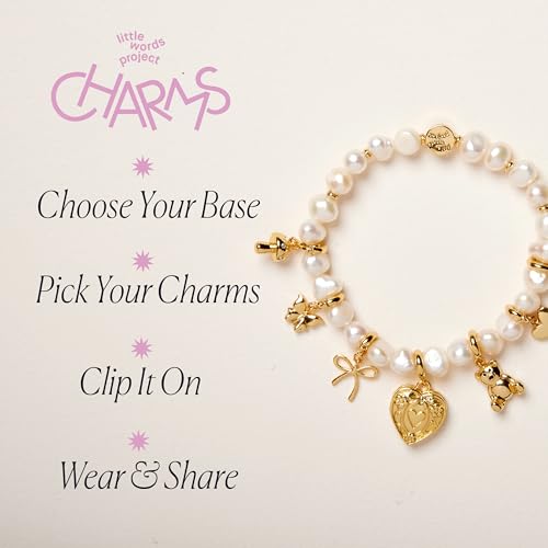Little Words Project Charm, Customizable Jewelry for Bracelets, Necklaces, Keychains & More - color: Puffy Star Charm