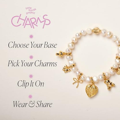 Little Words Project Charm, Customizable Jewelry for Bracelets, Necklaces, Keychains & More - color: Graduation Cap Charm