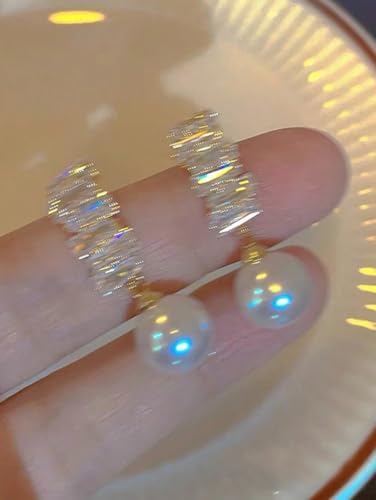 Retro Pearl Stud Drop Earrings Elegant Faux Pearl Stud Earrings For Women Exquisite Wedding Engagement Jewelry Gifts - style: Style 13