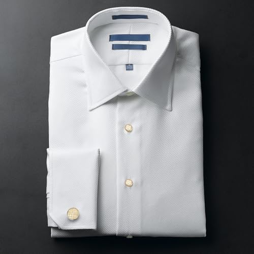 wynameleri Mens Tuxedo Shirt Button and Cuff Links Set, Classic Shirts Cufflink Studs, Formal Business Wedding Jewelry - color: Checkered-Gold