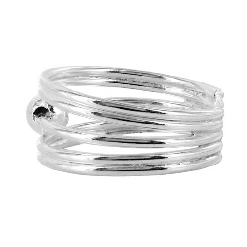 Gem Avenue 925 Sterling Silver Toe Rings Collections – Beach, Celtic, Heart, Dolphin, Flower & More Designs for Women – Elegant Adjustable Summer Jewelry - style: Style 21
