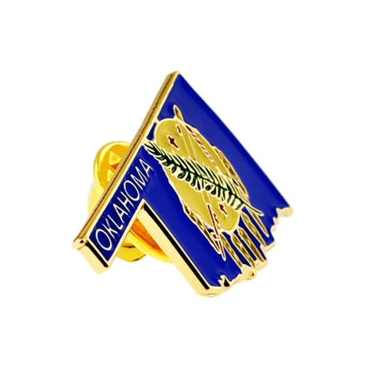 PinMart State Shape Flag Lapel Pin
