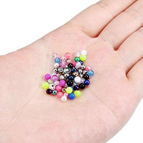 16G 3mm Replacement Balls Set &14G 5mm Piercing Balls Stainless Steel Glow in the Drak Plastic Replacement Balls Parts Jewelry Piercing Pearl Barbell Parts for Women Men 3mm 5mm Balls 72Pcs - color: B-3:16G 3mm Mix Color