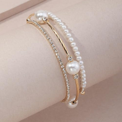 925 Sterling Silver Plated Heart Charm Bracelet for Women - Dainty Chain Love Gift Idea - style: Style10