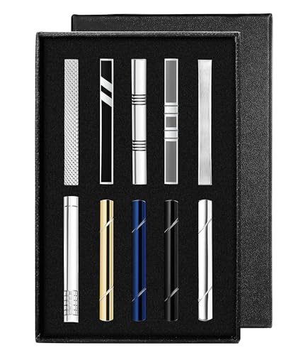 Premium Men’s Gift Tie Set Silky Necktie Pocket Squares Tie Clips Cufflinks For Men - color: Men's Style 6