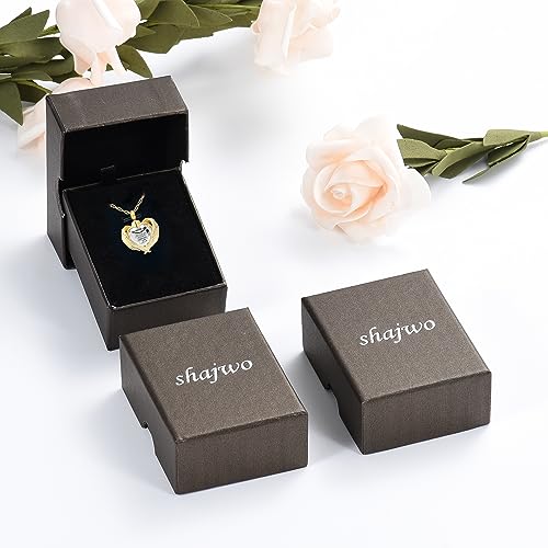 shajwo Cremation Heart Urn Necklace Ashes Jewelry for Women Men Keepsake Pendant Memorial Locket Ash Holder - color: Wing-G White