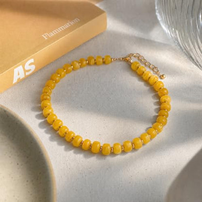 Chunky Beaded Necklace for Women, Colorful Trendy Statement Summer Jewelry Gift - color: necklace-25