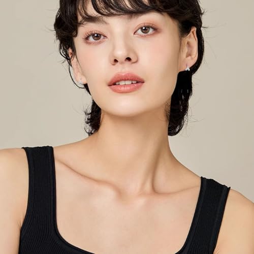Dainty Gold Huggie Hoop Earrings for Women - 18K Gold Plated Cubic Zirconia Lightweight Mini Double Hoops Earrings for Everyday Wear - style: Leaf Earrings