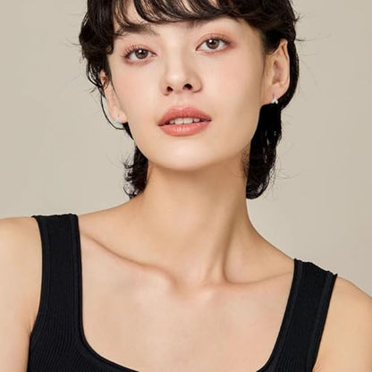 Dainty Gold Huggie Hoop Earrings for Women - 18K Gold Plated Cubic Zirconia Lightweight Mini Double Hoops Earrings for Everyday Wear - style: Leaf Earrings