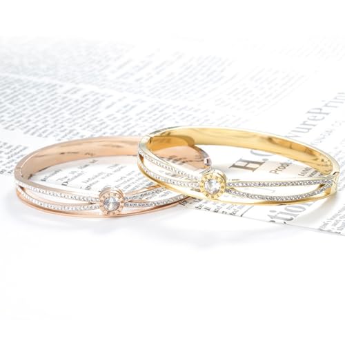 18K Gold Bangle Bracelets for Women 925 Sterling Silver Bracelets Bracelets Adjustable Boho Bracelets Stackble Cuff Bangle Bracelets for Men Women Chunky Gold Bangle Open Cuff Bracelets Christmas Gift - color: Bracelets-08