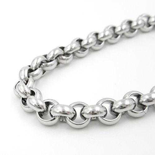 Stainless Steel Belcher Rolo Chain Men Bracelet 7mm