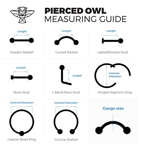 Pierced Owl - 16GA Stainless Steel Internally Threaded Claw Set Synthetic Opals Eyebrow Curved Barbell - style: Gold/Opal White