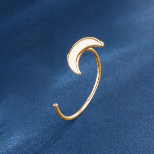 Ear Cuffs Non Piercing Hypoallergenic Gold Plated Ear Cuff Earrings for Women Trendy Clip On Cartilage Earring Set Dainty Adjustable Fake Piercings Earrings Fashion Accessories - color: G:gold cross star earrings set