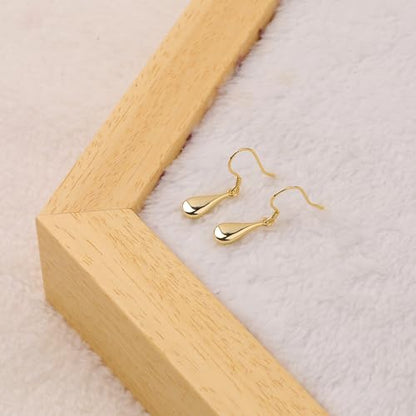 ToHeart Gold Dangle Earrings for Women Small Gold Hoop Earrings