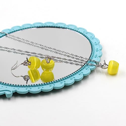 Uloveido Apple Necklace and Earrings Set for Women Cute Apple Jewelry Set for Teacher Mom YL007 - color: Yellow