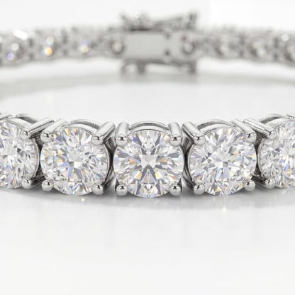 Tennis Bracelet for Women, Cubic Zirconia, Gold or Rhodium, 1.5-3mm | 18K Gold-Plated or Rhodium-Plated Brass, Cubic Zirconia, 1.5-3mm Widths, 6.5-7.5 in, Fade-Resistant, Jewelry Gift Box Ready - color: 2MM | Rhodium-Plated | 6.5 in
