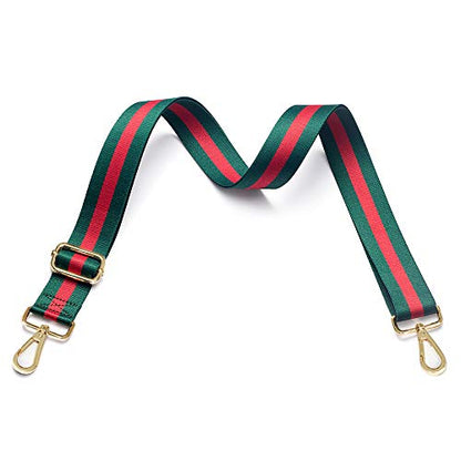 Kolti Purse Strap Replacement Crossbody Handbag Stripe Wide Adjustable - color: Gold Buckle-14