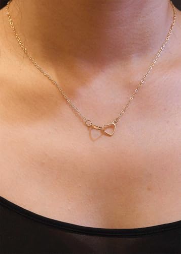 11pcs Gold Necklace Set For Women Layered Necklaces Herringbone Necklace Chunky Gold Necklace Pack