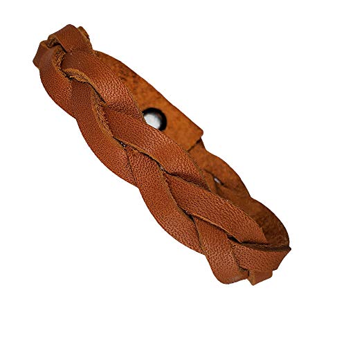 PITKA LEATHER Mixed Colors Mystery Braid Leather Bracelets Kit - 8 Leather Bracelets Braiding Ready 2 of Each Color - Made in USA