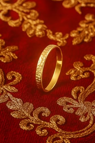 Wedding Bands Ring for Women Men Rose Silver Gold Polished Slim Engagement Promise Rings Comfort Fit - size: 9, style: hammered design