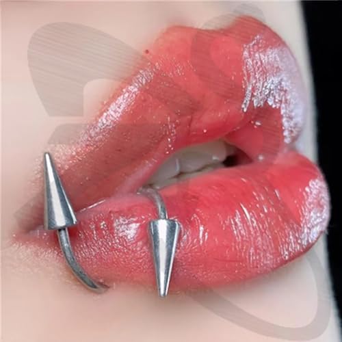 ZS 20G Spike Nose Rings Studs, 18G Stainless Steel Spike Stud Earrings, 16G Septum Lip Rings Cartilage Tragus Helix Piercing for Women Men - color: 12pcs 16g helix earrings