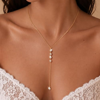 14K Gold/Silver Plated Miraculous Medal Rosary Cross Necklace Women | Miraculous Medal Y-Chain Rosary Necklace, Premium Gift Box, Catholic Milestone Gifts, Daily Faith Wear - style: Gold Style2