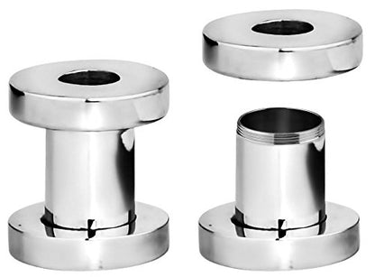 Forbidden Body Jewelry 1.2mm - 16mm Surgical Steel Ear Gauges Screw Fit Tunnels, Tunnel Plug Earrings Sold as a Pair - style: 5mm (4 Gauge)