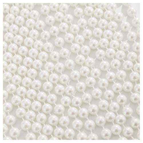 Multi-Layered Pearl Shoulder Body Chain for Women,White Pearl Fringe Shawl Necklace,Summer Beach Beaded Tassel Shoulder Jewelry for Wedding Prom Party Dresses