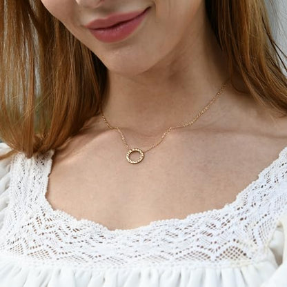 Layered Necklaces for Women - 14K Dainty Gold Plated Layering Chokers Necklaces Set Multilayer Delicate Necklace Trendy Adjustable Long Layered Necklaces for Women - style: 11 Karma Choker