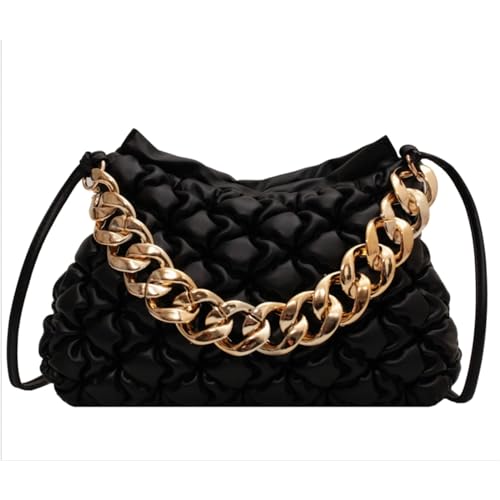 AUMEY Handbag Chain Straps Acrylic Purse Chain Strap Fashionable Replacement Purse Clutches Handles for Purse Handbags DIY Crafts, 18 inch of Each (MSL02-Gold) - color: Msl02-gold