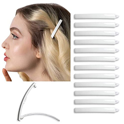 12pcs Hair Barrettes Set for Women and Girls, Hair Clips for Thick Thin Fine Hair, Non-metal Hair Accessories, Non-Slip Grip Handmade Snap Hairpin, BPA Free | Non-metal BPA-free snap hairpins with a non-slip grip for thin, fine or thick hair; handmade in
