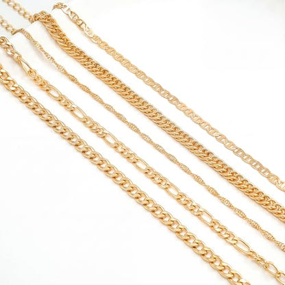 Fesciory 14K Gold Plated Ankle Bracelets Sets For Women, Adjustable Layered Infinite Anklet, Summer Beach Butterfly Star Foot Chain Jewelry Gifts - style: 5 Gold Chains