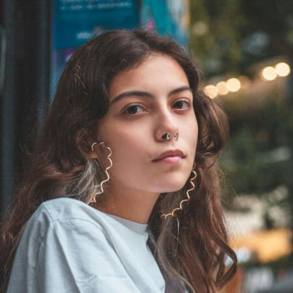 ONESING 9-40 Pcs Nose Rings - Hoops, Studs & L Shape - Hypoallergenic Stainless Steel Nose Piercings for Women & Men - color: 2pcs-16G Clear CZ