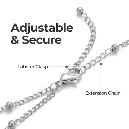 Layered Belly Waist Chain for Women - color: Silver
