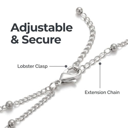 Layered Belly Waist Chain for Women - color: Silver