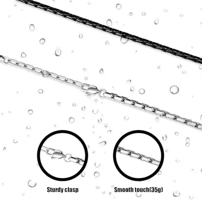 Stainless Steel Chain Necklaces,Rolo Chain Necklace for Men Women,Unique Fashion and Charm Jewelry, Silver Tone Chain,Stainless Steel Adjustable Link, Gifts for Friends/Husband/Dad - style: 1259