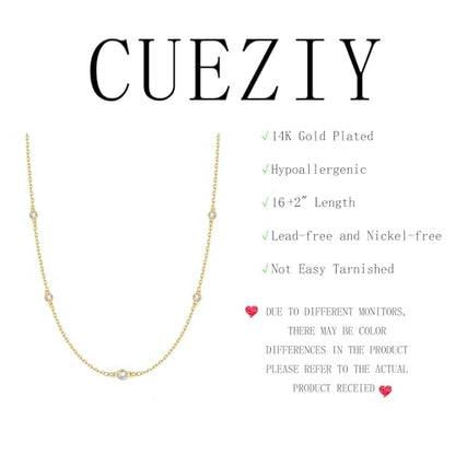 Dainty Silver Gold Necklaces for Women Cute Station Choker Simulated Diamond Necklace Simple Layering CZ Necklace Trendy Jewelry Gifts - color: Silver, style: Flower