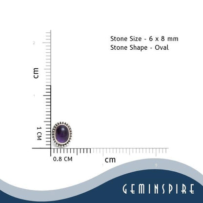 Genuine Gemstone Stud Earrings Oxidized 925 Sterling Silver Stud Earrings Trendy Western Jewelry Everyday Wear Gift For Her