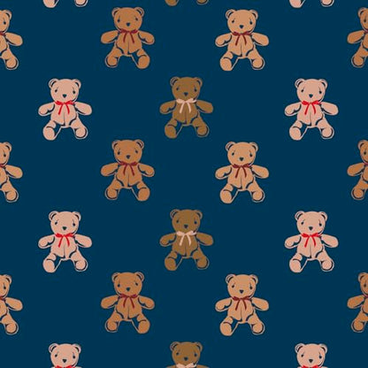 Vera Bradley womens Premium Cotton Jewelry Roll - color: Bunch of Bears