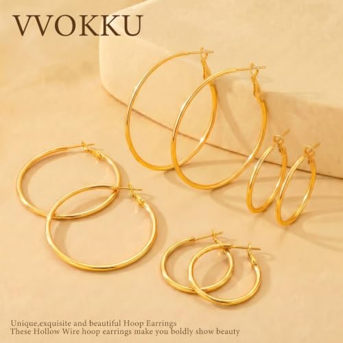 2MM S925 Sterling Silver Hoop Earrings Thin Gold Large Hoop Earring Lightweight Hypoallergenic Big Silver Thin Hoops Earring Gold Hoops Earrings for Women 30/40/50/60 MM - color: 50mm-Gold