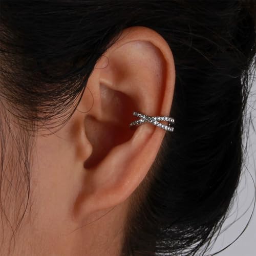 Claw Earrings 14K Gold Plated Cuff Earrings Hypoallergenic Wrap Ear Cuffs Earrings Half Hoop Stud Earrings Jewelry Gifts - color: S1