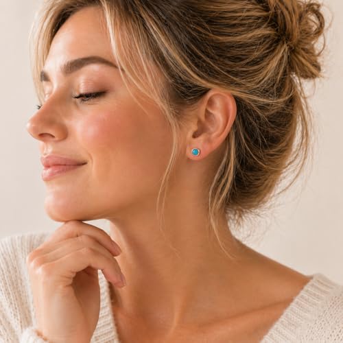 CHIC & ARTSY 18K Gold Plated Solid 925 Sterling Silver Flat Back Earrings for Women Multiple Piercings Screw Back Earrings Cartilage Hypoallergenic Jewelry - style: 925 Silver Flat Back #15
