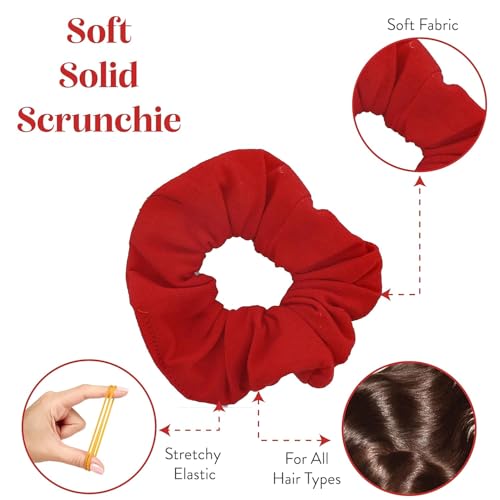 9 Pack Scrunchies Hair Ties (Classics) - color: Classics